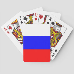 Jeu De Cartes Drapeau de la Russie Jouer des cartes