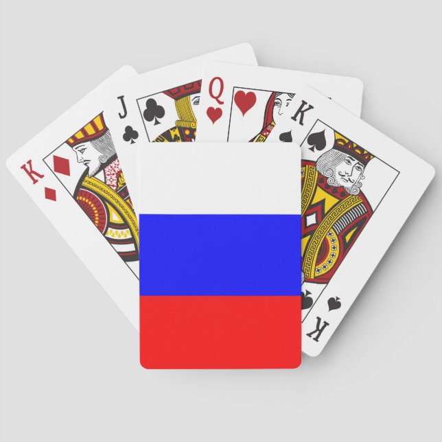 Jeu De Cartes Drapeau de la Russie Jouer des cartes (dos)