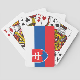 Jeu De Cartes Drapeau de la Slovaquie
