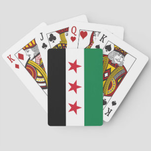 Jeu De Cartes Drapeau de la Syrie