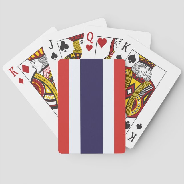 Jeu De Cartes Drapeau de la Thaïlande (dos)