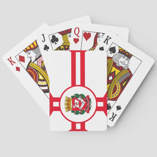 Jeu De Cartes Drapeau de la ville de São Paulo (dos)