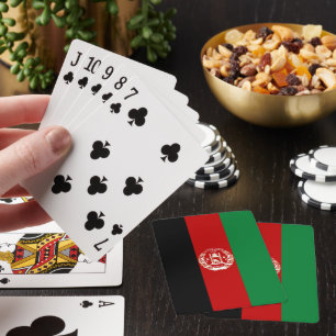 Jeu De Cartes Drapeau de l'Afghanistan