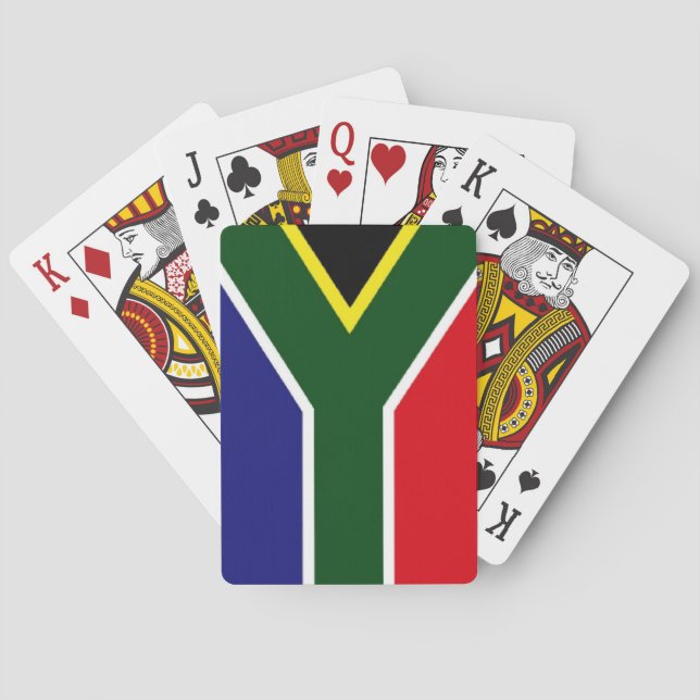Jeu De Cartes Drapeau de l'Afrique du Sud (dos)