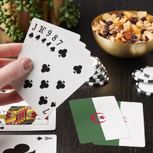 Jeu De Cartes Drapeau de l'Algérie