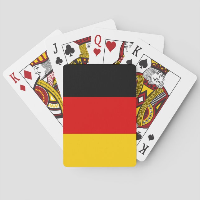 Jeu De Cartes Drapeau de l'Allemagne Jouer des cartes (dos)