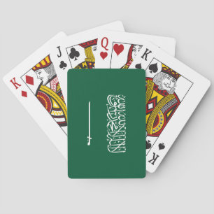 Jeu De Cartes Drapeau de l'Arabie saoudite