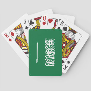 Jeu De Cartes Drapeau de l'Arabie saoudite