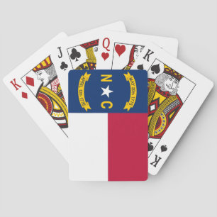 Jeu De Cartes Drapeau de l'État de Caroline du Nord