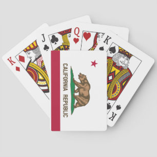 Jeu De Cartes Drapeau de l'État de la République de Californie