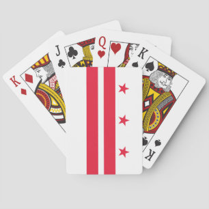 Jeu De Cartes Drapeau de l'État de Washington DC