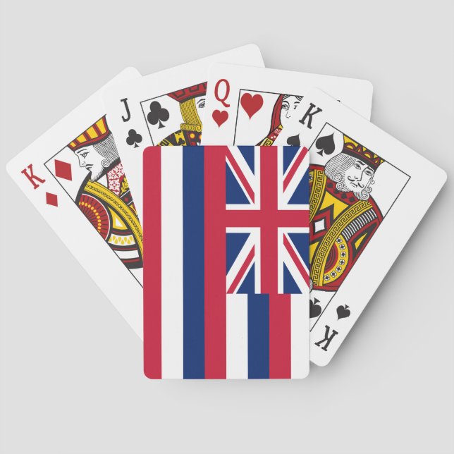 Jeu De Cartes Drapeau de l'État d'Hawaii (dos)