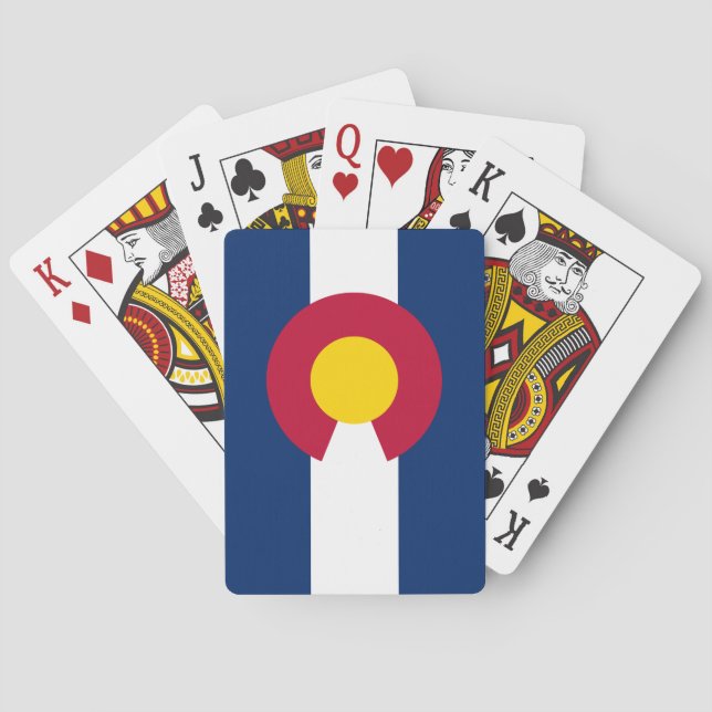 Jeu De Cartes Drapeau de l'État du Colorado (dos)