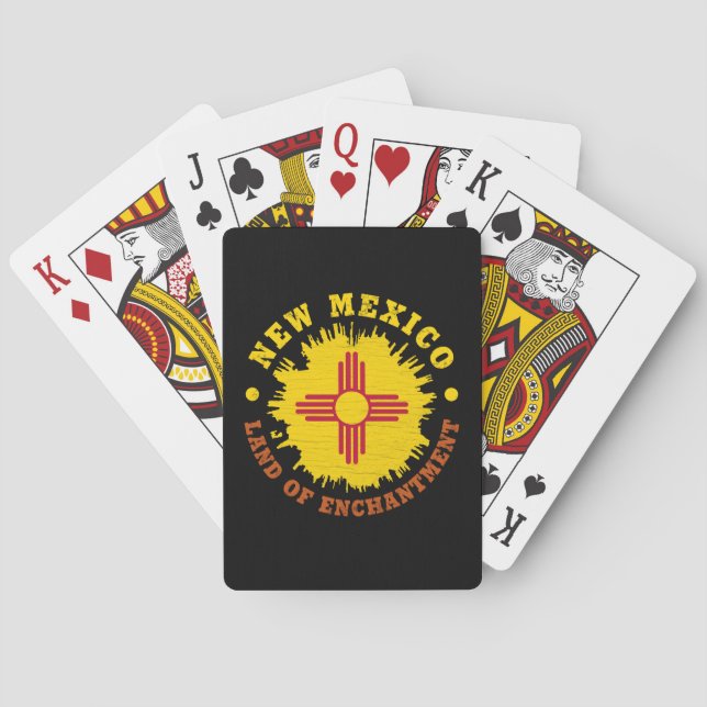 Jeu De Cartes Drapeau de l'État du Nouveau-Mexique (dos)