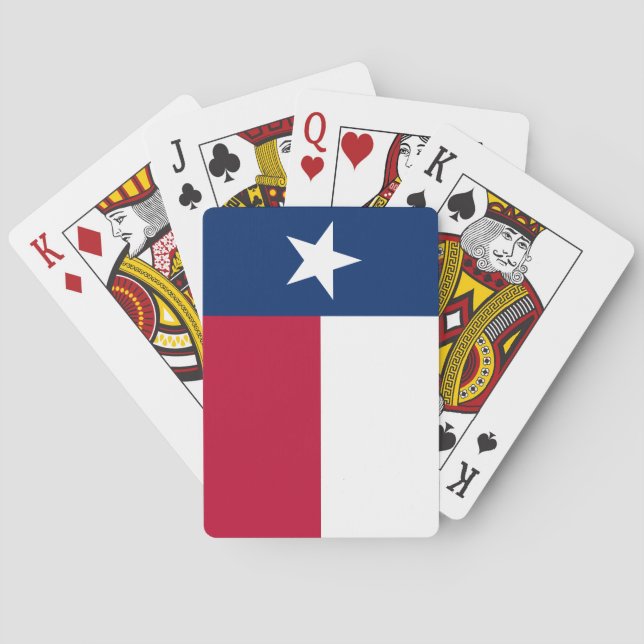 Jeu De Cartes Drapeau de l'État du Texas (dos)