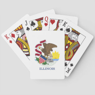 Jeu De Cartes Drapeau de l'Illinois