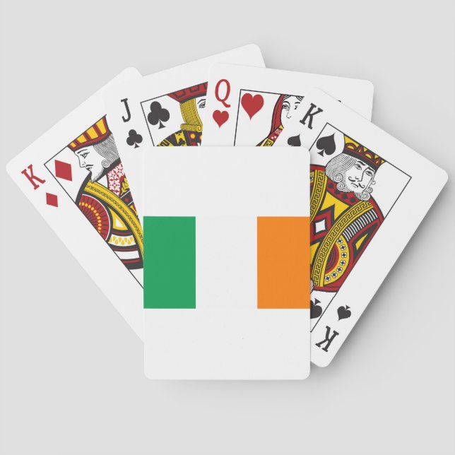 Jeu De Cartes Drapeau de l'Irlande (dos)