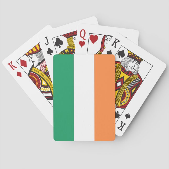 Jeu De Cartes Drapeau de l'Irlande (dos)