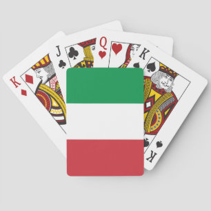 Jeu De Cartes Drapeau de l'Italie