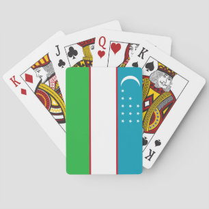 Jeu De Cartes Drapeau de l'Ouzbékistan