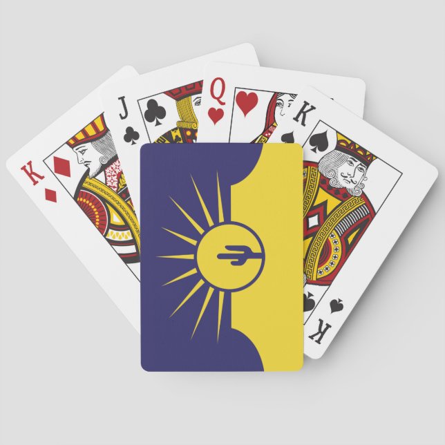Jeu De Cartes Drapeau de Mesa (Arizona, États-Unis) (dos)