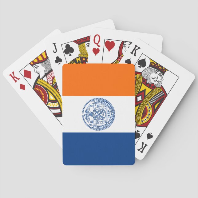 Jeu De Cartes Drapeau de New York (dos)