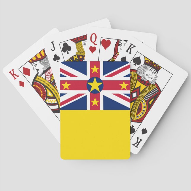 Jeu De Cartes Drapeau de Niue (dos)