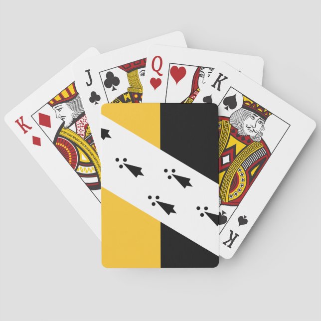 Jeu De Cartes Drapeau de Norfolk (dos)