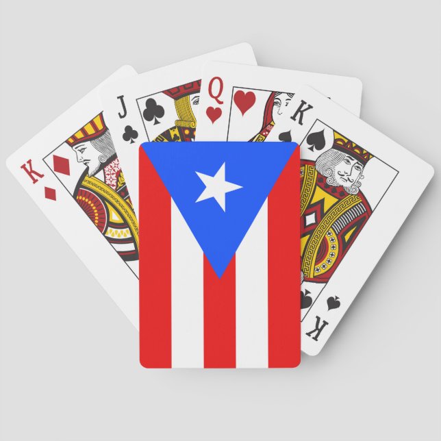 Jeu De Cartes Drapeau de Porto Rico (dos)