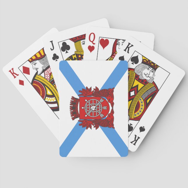 Jeu De Cartes Drapeau de Rio de Janeiro (Brésil) (dos)