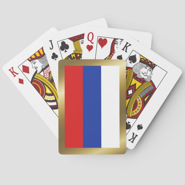 Jeu De Cartes Drapeau de Russie Jouer des cartes (dos)