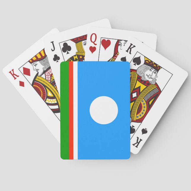 Jeu De Cartes Drapeau de Sakha (dos)