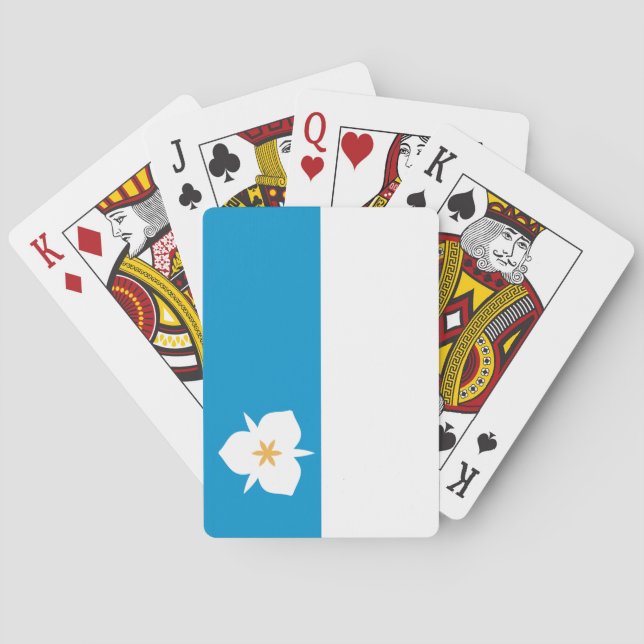Jeu De Cartes Drapeau de Salt Lake City (Utah) (dos)