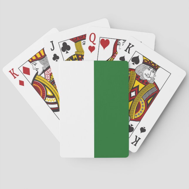 Jeu De Cartes Drapeau de Saxe (État allemand) (dos)