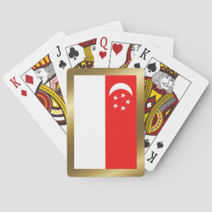 Jeu De Cartes Drapeau de Singapour Jouer des cartes