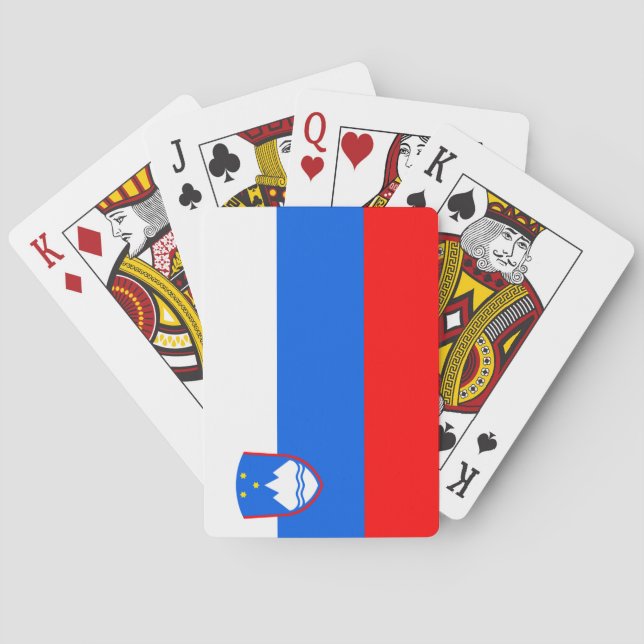 Jeu De Cartes Drapeau de Slovénie (dos)