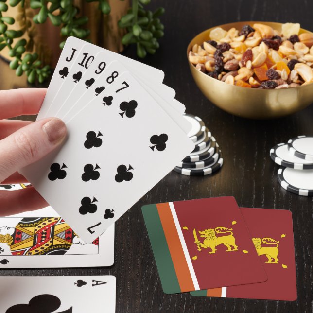 Jeu De Cartes Drapeau de Sri Lanka (In Situ)