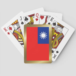 Jeu De Cartes Drapeau de Taïwan Jouer des cartes