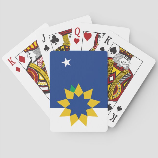 Jeu De Cartes Drapeau de Topeka (Kansas) (dos)