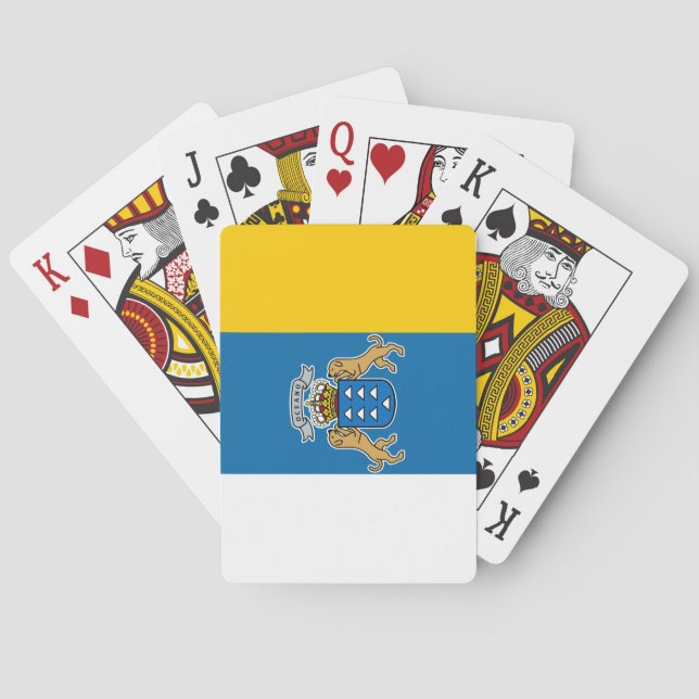 Jeu De Cartes Drapeau des îles Canaries (Canaries) (Canaries, Es (dos)