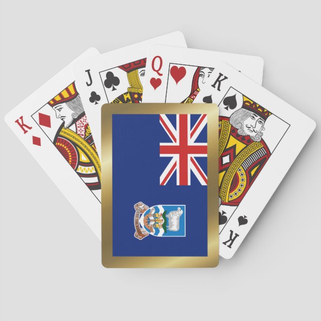 Jeu De Cartes Drapeau des îles Falkland Jouer des cartes (dos)