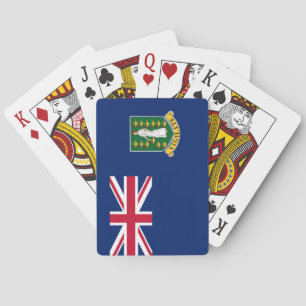 Jeu De Cartes Drapeau des îles Vierges britanniques (BVI)