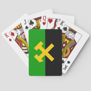 Jeu De Cartes Drapeau des mineurs et des travailleurs des mines