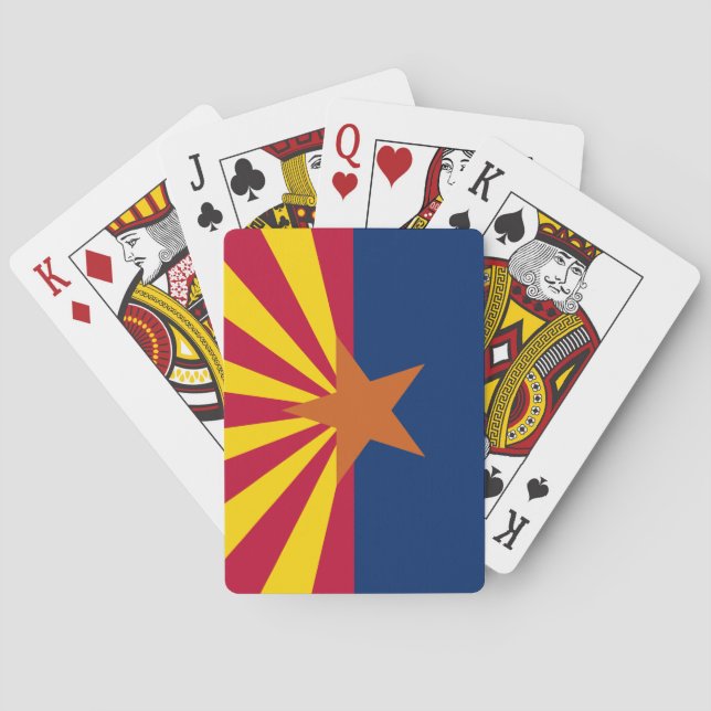 Jeu De Cartes Drapeau d'État de l'Arizona (dos)