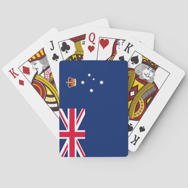 Jeu De Cartes Drapeau d'État de Victoria (Australie) (dos)