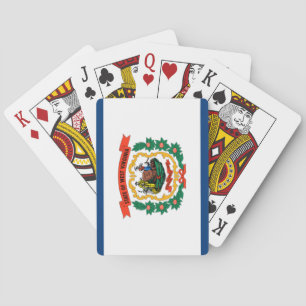 Jeu De Cartes Drapeau d'État de Virginie-Occidentale