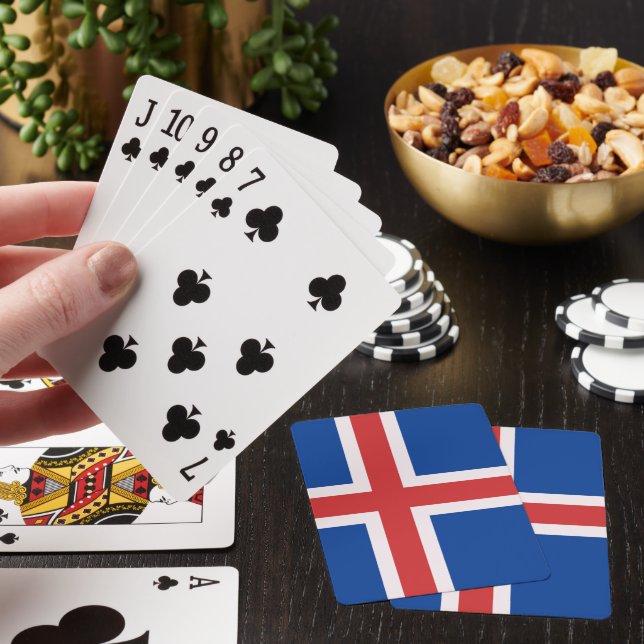 Jeu De Cartes Drapeau d'Islande (In Situ)