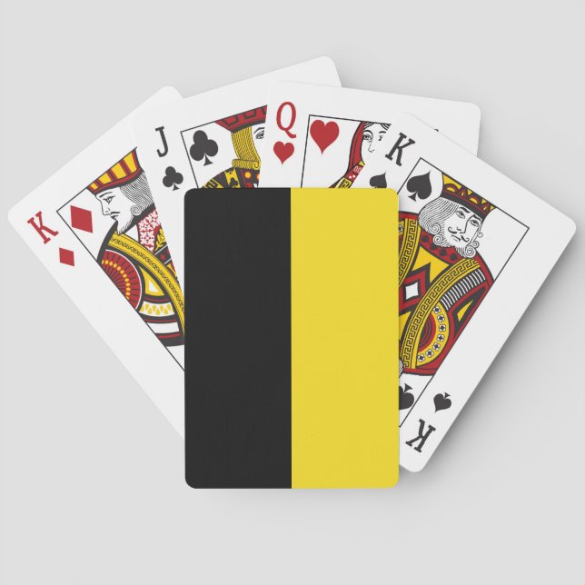 Jeu De Cartes Drapeau du Bade-Wurtemberg (État allemand) (dos)