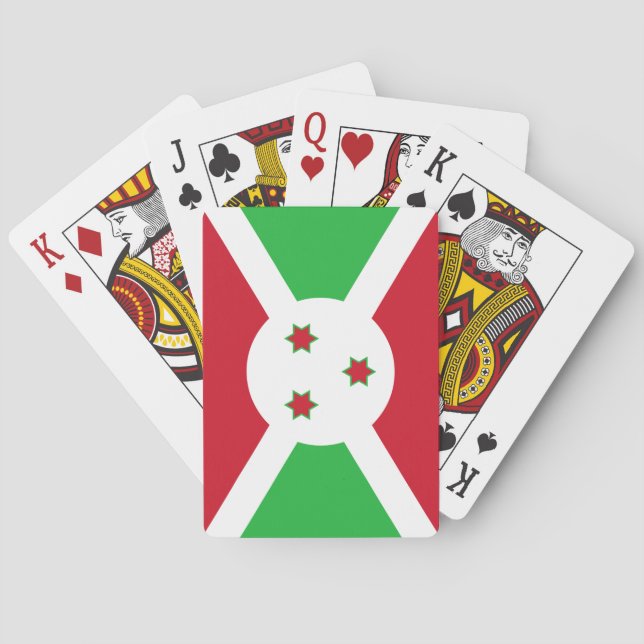 Jeu De Cartes Drapeau du Burundi (dos)