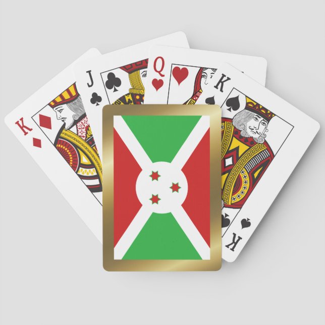 Jeu De Cartes Drapeau du Burundi Jouer des cartes (dos)